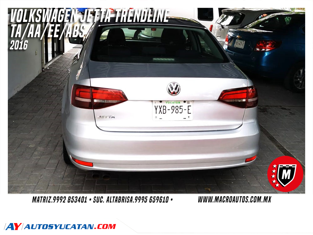 VOLKSWAGEN JETTA TRENDLINE 2016 AUTOMATICO