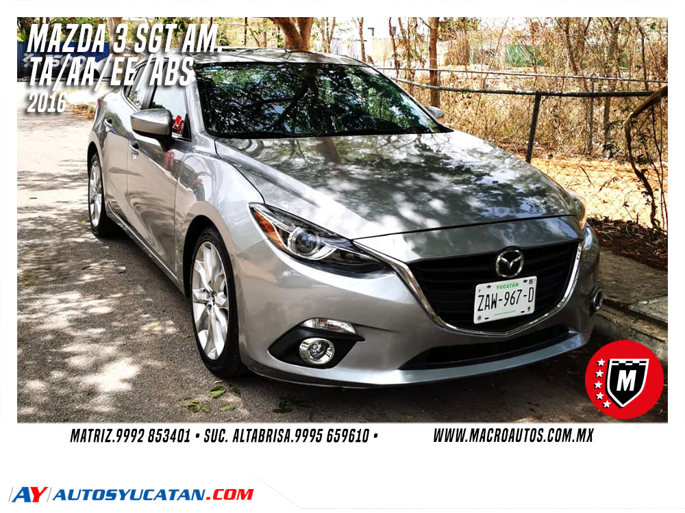 MAZDA 3 SGT AM 2016 AUTOMATICO
