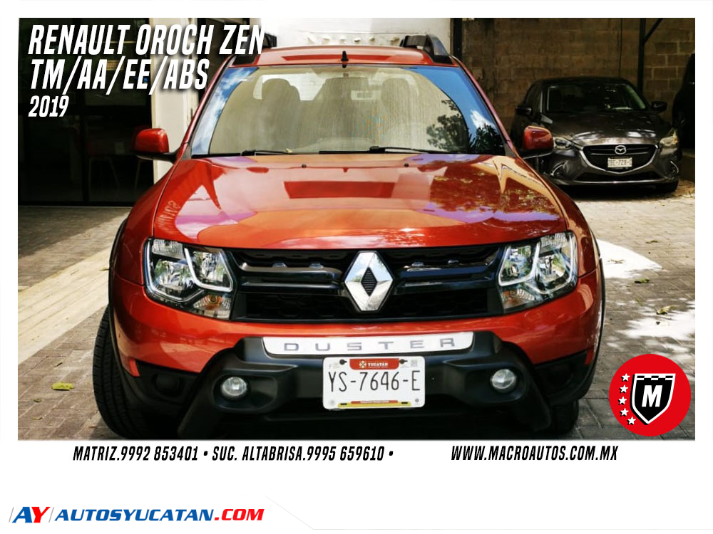 RENAULT OROCH ZEN 2019 MANUAL