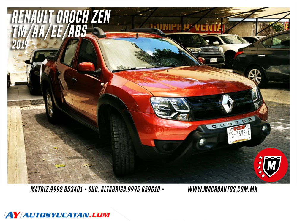 RENAULT OROCH ZEN 2019 MANUAL
