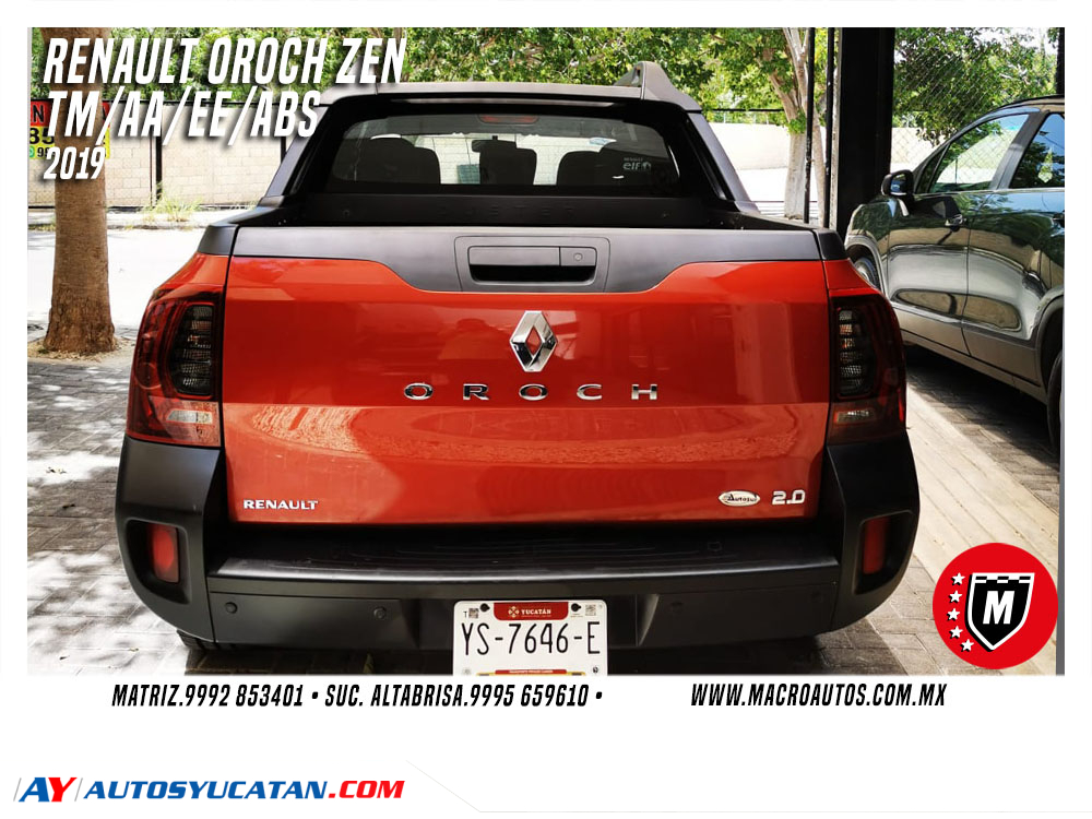 RENAULT OROCH ZEN 2019 MANUAL