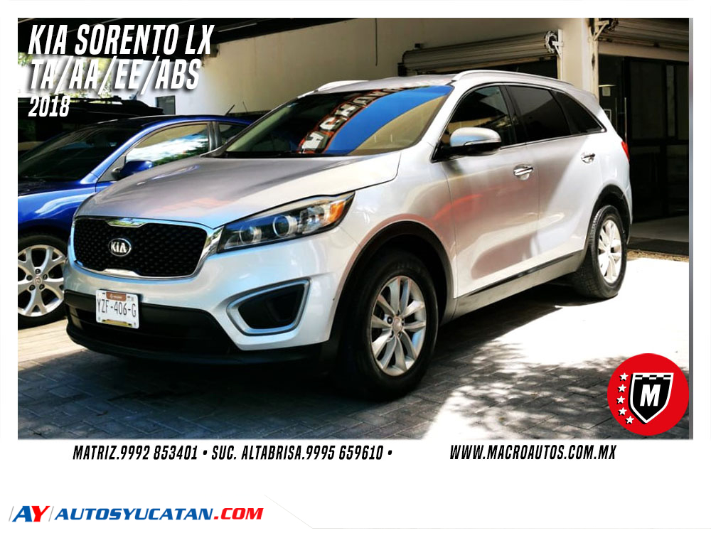 KIA SORENTO LX 2018 AUTOMATICA