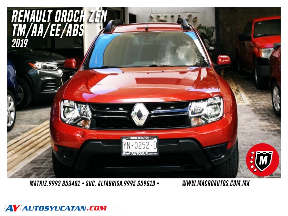 RENAULT OROCH ZEN 2019 MANUAL