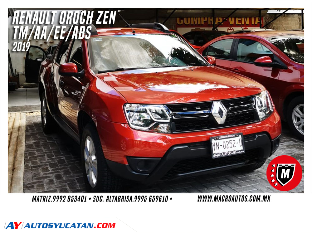 RENAULT OROCH ZEN 2019 MANUAL