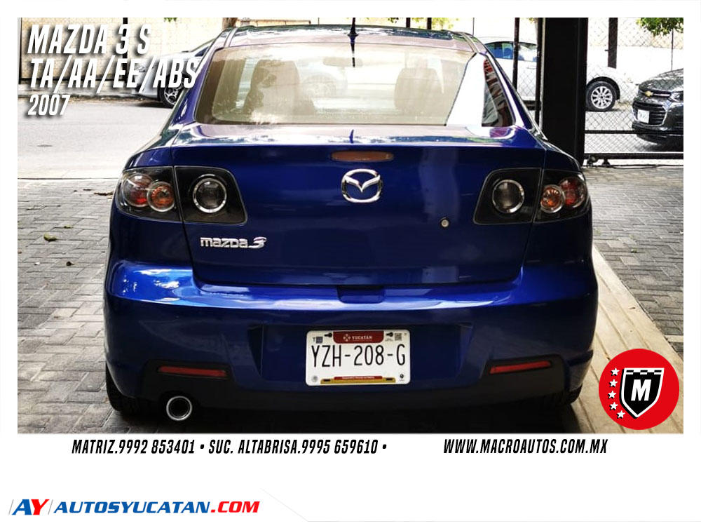 MAZDA 3 S AUTOMATICO 2007
