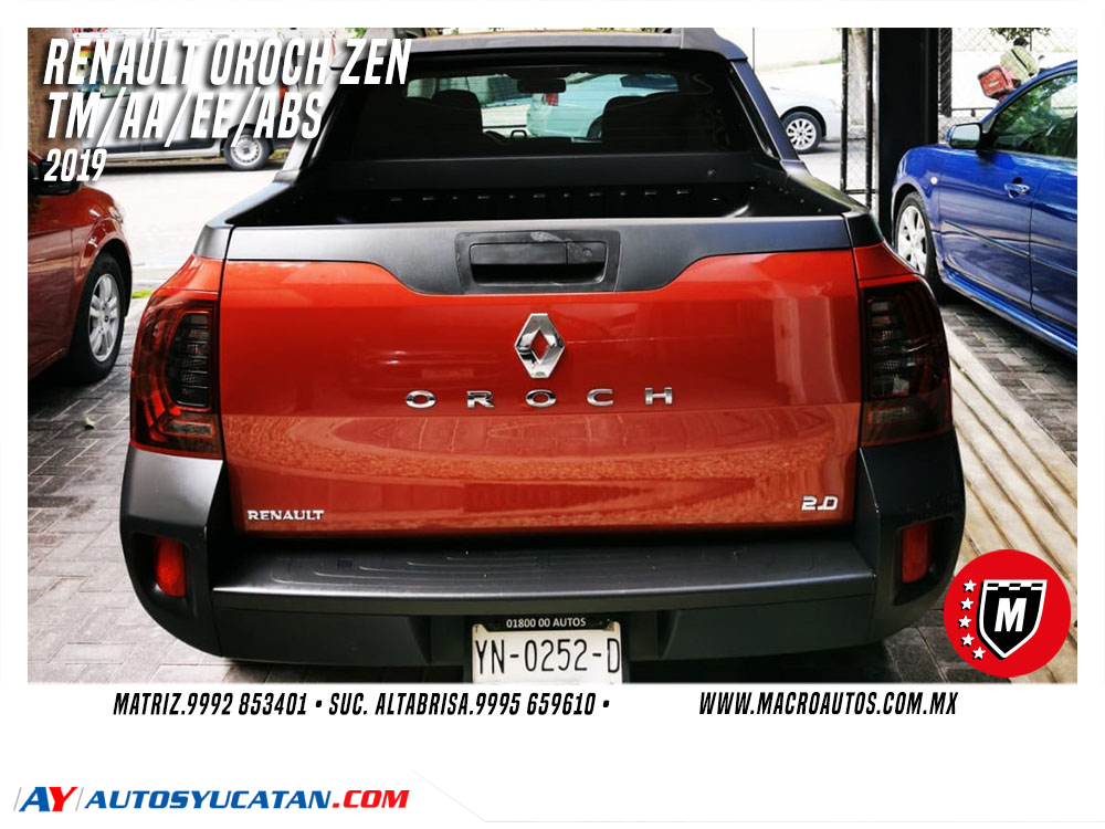 RENAULT OROCH ZEN 2019 MANUAL