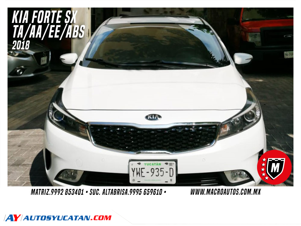 KIA FORTE SX 2018 AUTOMATICO