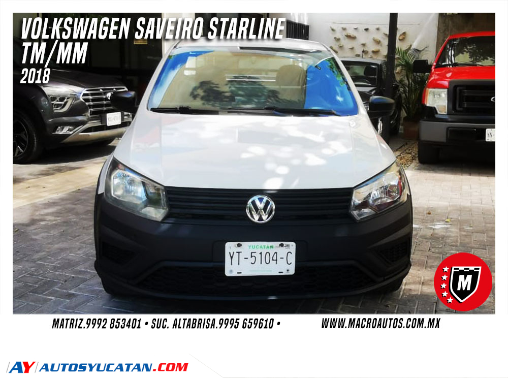 VOLKSWAGEN SAVEIRO STARLINE 2018 STANDAR
