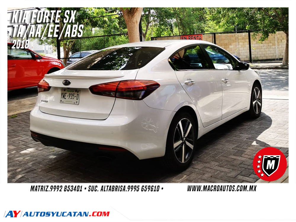 KIA FORTE SX 2018 AUTOMATICO