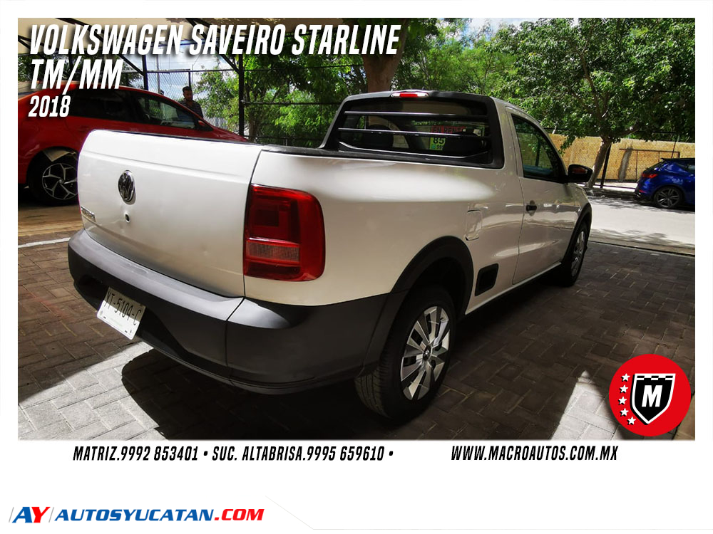 VOLKSWAGEN SAVEIRO STARLINE 2018 STANDAR