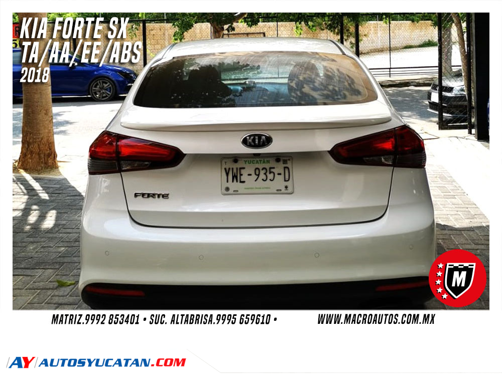 KIA FORTE SX 2018 AUTOMATICO