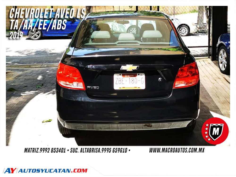 CHEVROLET AVEO LS 2019 AUTOMATICO