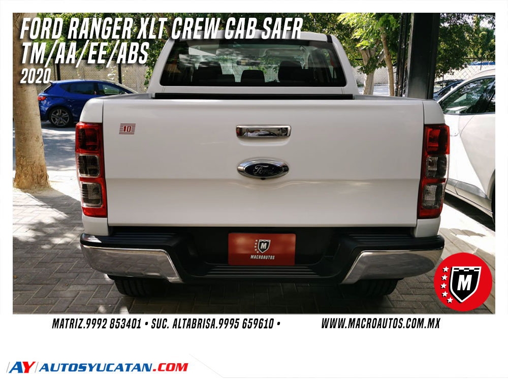 FORD RANGER XLT CREW CAB SAFR 2020 MANUAL