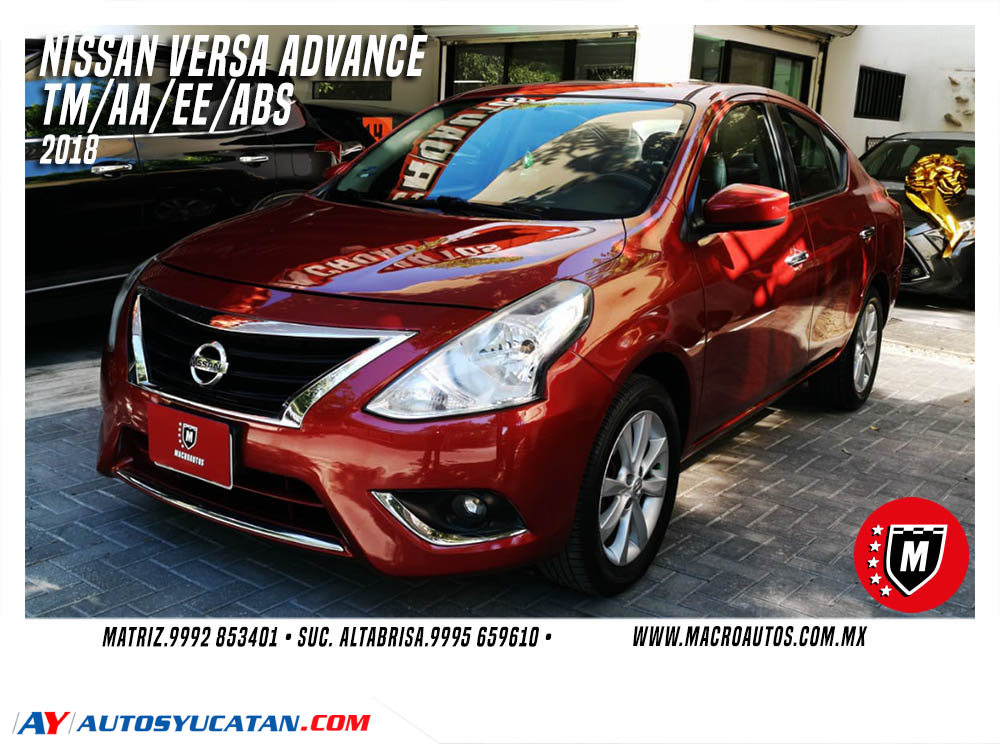 NISSAN VERSA ADVANCE 2018 MANUAL