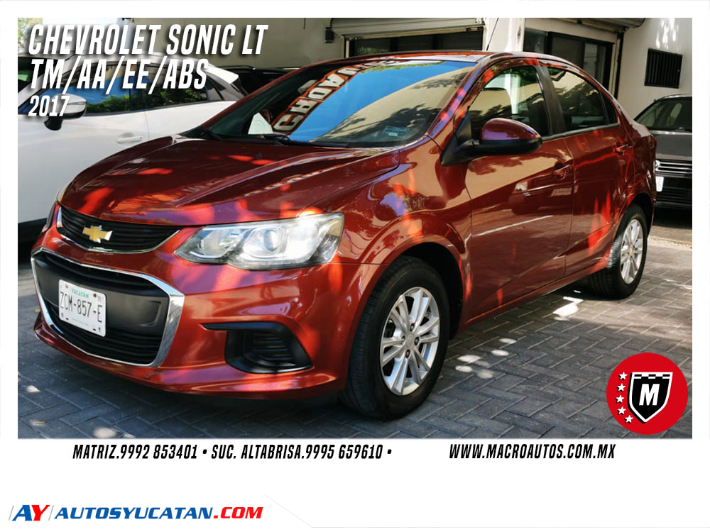 CHEVROLET SONIC LT 2017 MANUAL