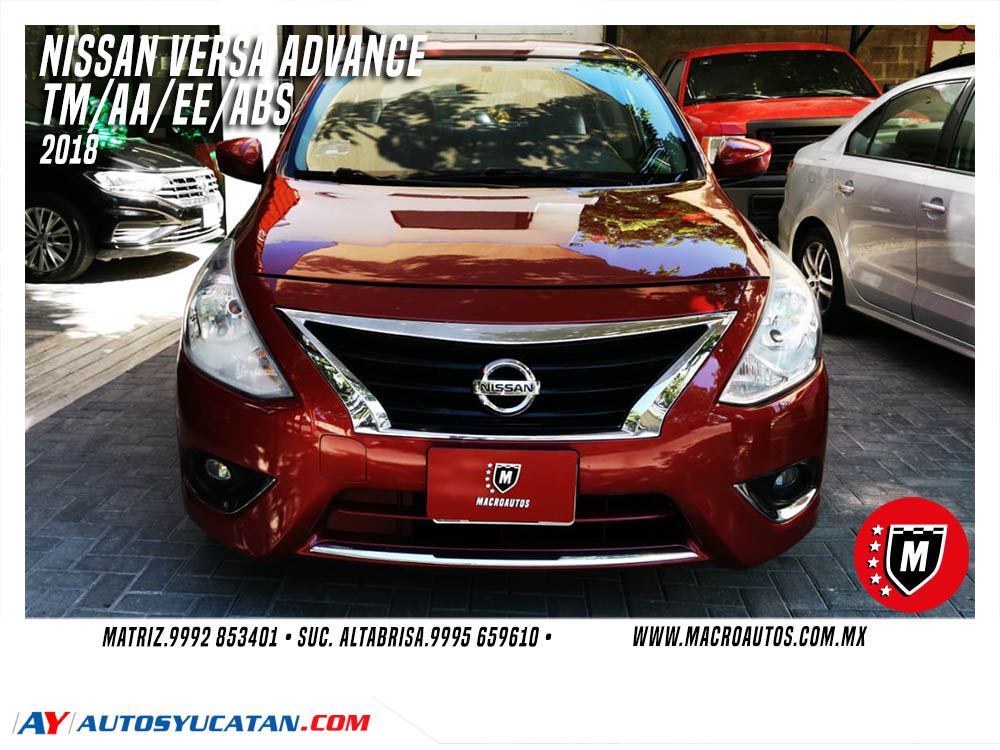 NISSAN VERSA ADVANCE 2018 MANUAL