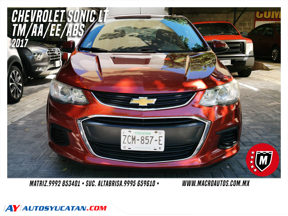 CHEVROLET SONIC LT 2017 MANUAL