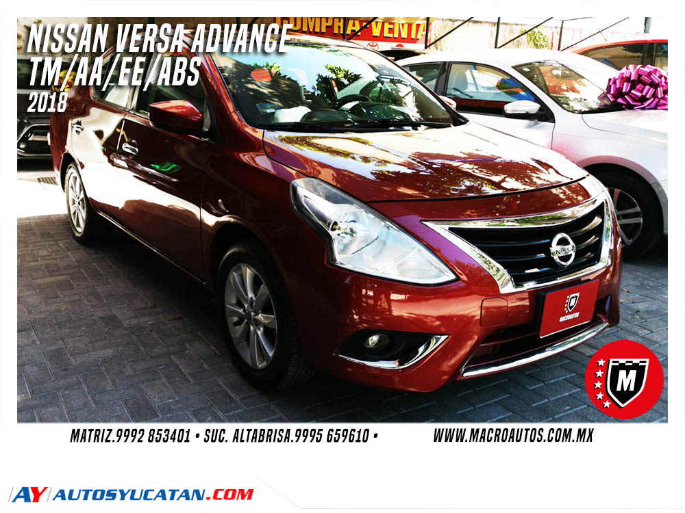 NISSAN VERSA ADVANCE 2018 MANUAL