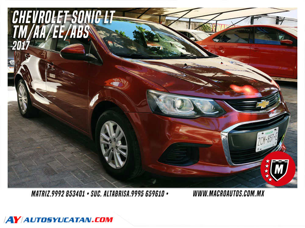 CHEVROLET SONIC LT 2017 MANUAL