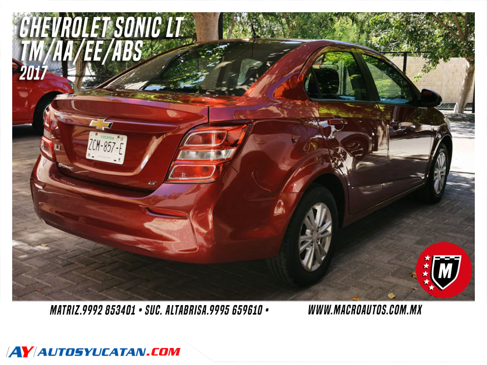 CHEVROLET SONIC LT 2017 MANUAL