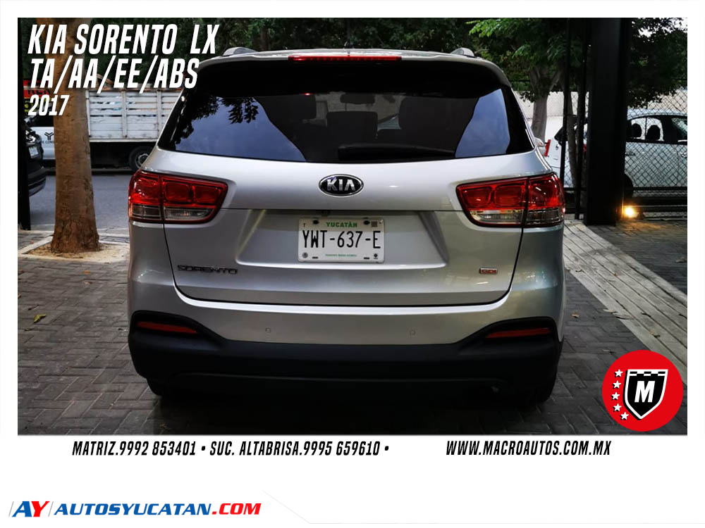 KIA SORENTO 2017 LX AUTOMATICA