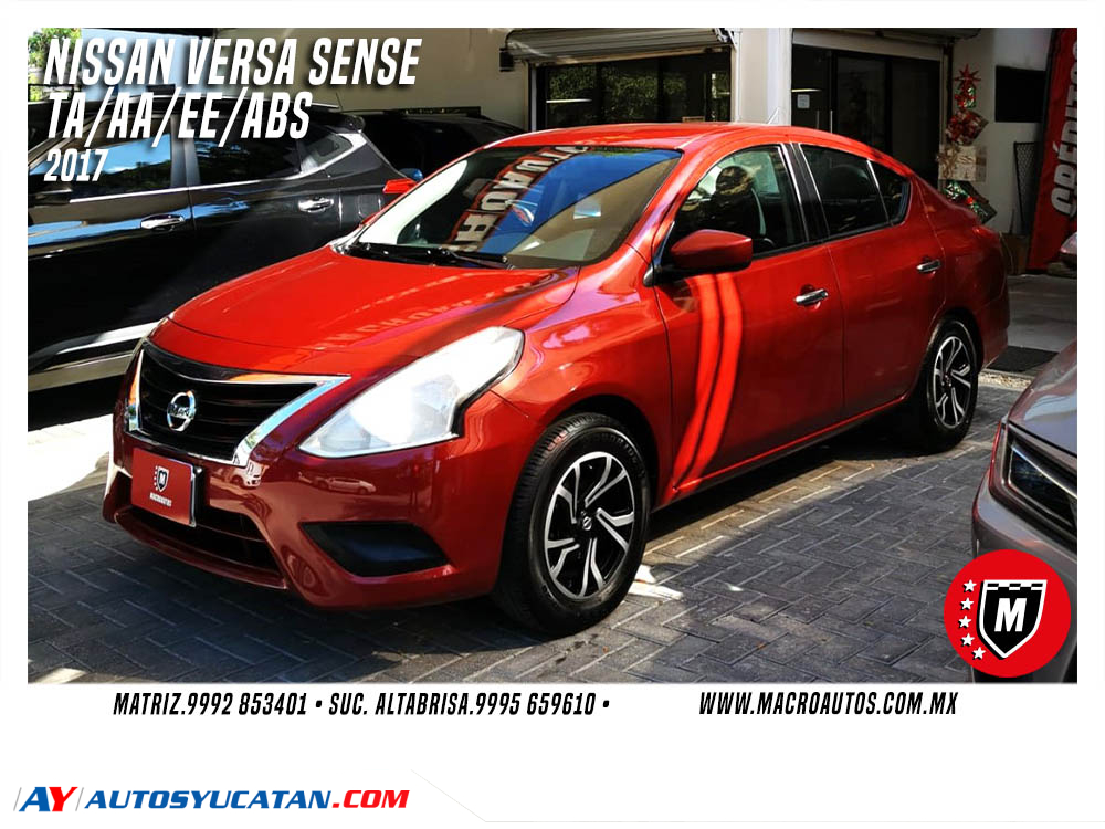 NISSAN VERSA SENSE 2017 AUTOMATICO