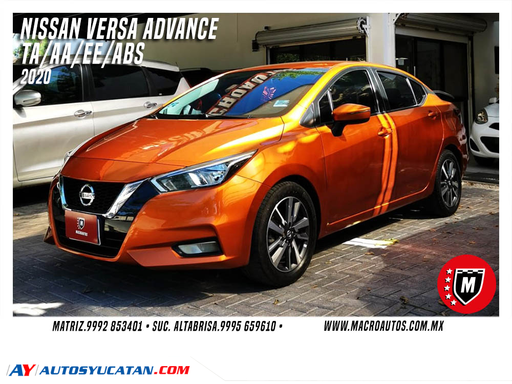 NISSAN VERSA ADVANCE 2020 AUTOMATICO