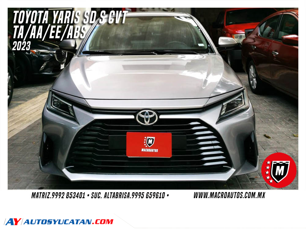TOYOTA YARIS 2023 SD S CVT AUTOMATICO