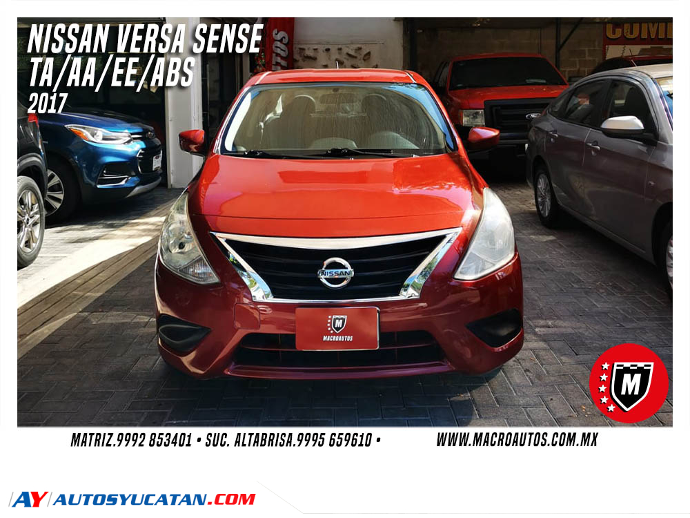 NISSAN VERSA SENSE 2017 AUTOMATICO