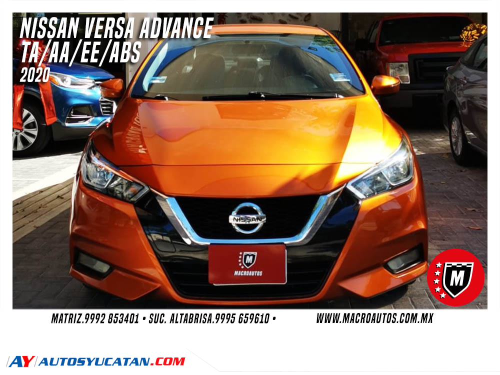 NISSAN VERSA ADVANCE 2020 AUTOMATICO