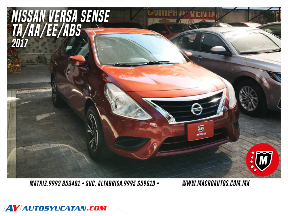 NISSAN VERSA SENSE 2017 AUTOMATICO