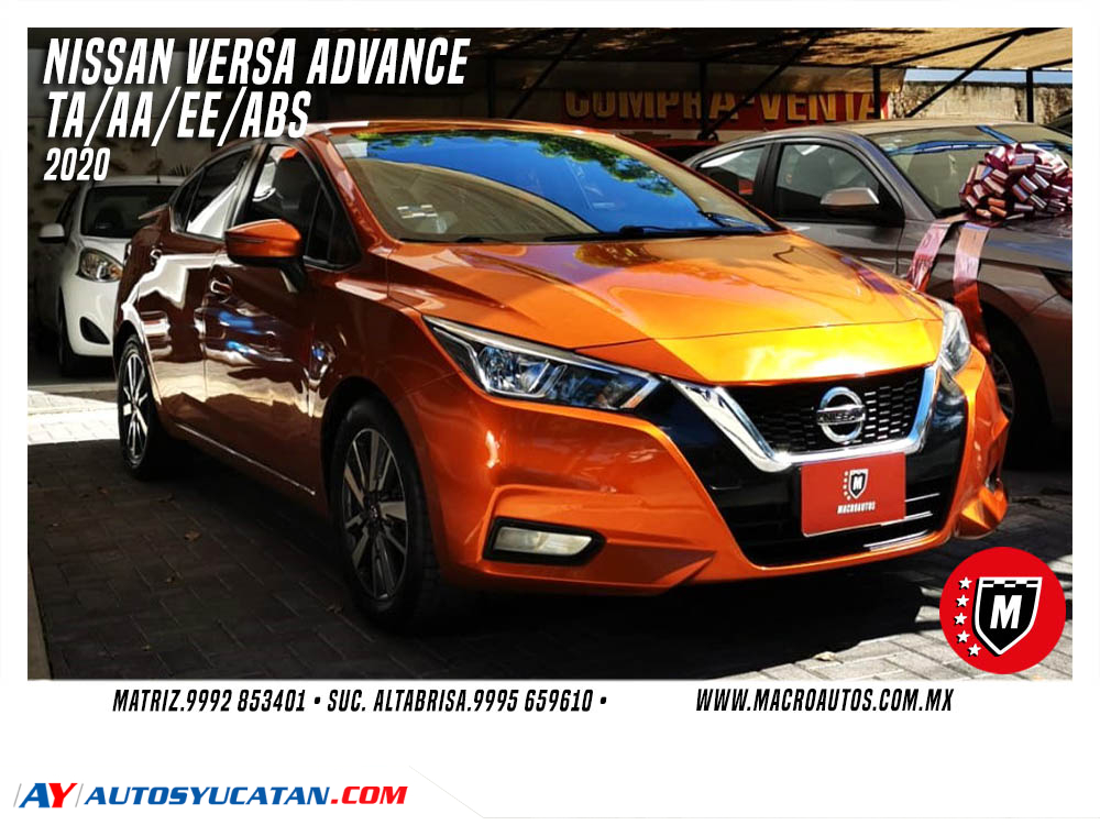 NISSAN VERSA ADVANCE 2020 AUTOMATICO