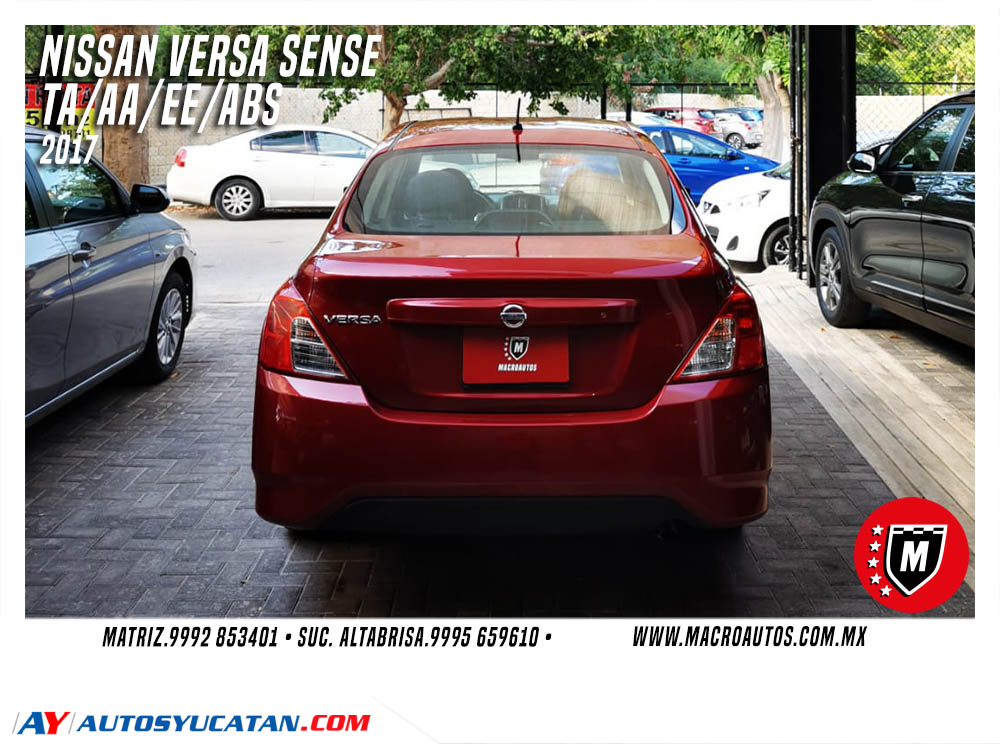 NISSAN VERSA SENSE 2017 AUTOMATICO