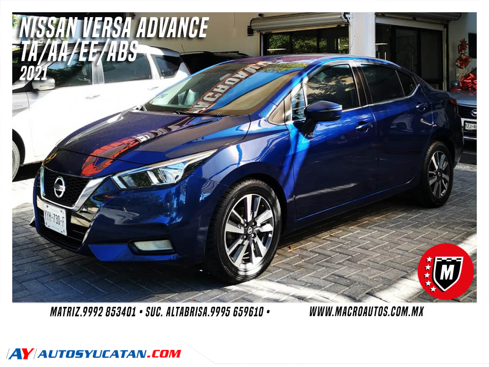 NISSAN VERSA ADVANCE 2021 AUTOMATICO