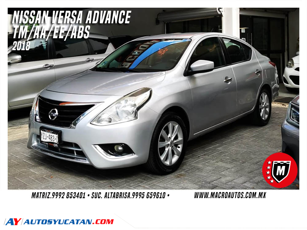 NISSAN VERSA ADVANCE 2018 MANUAL