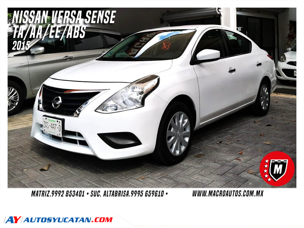 NISSAN VERSA SENSE 2015 AUTOMATICO