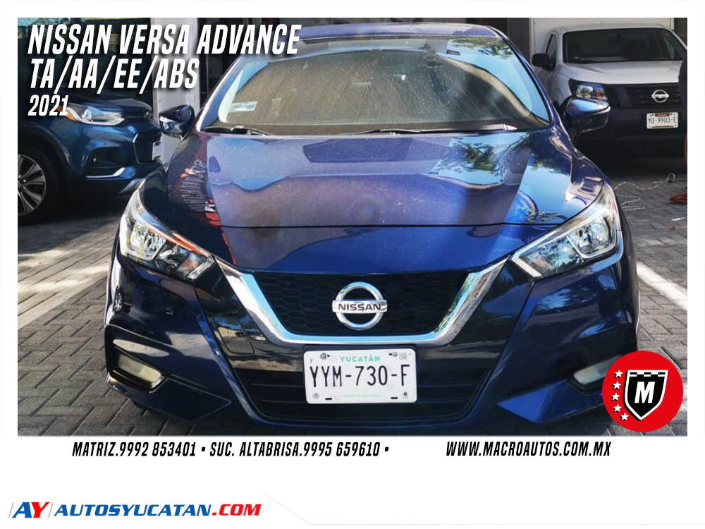 NISSAN VERSA ADVANCE 2021 AUTOMATICO
