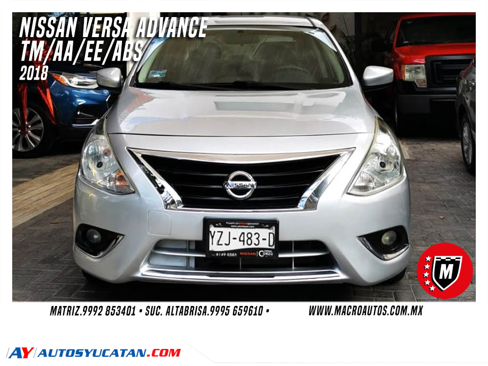 NISSAN VERSA ADVANCE 2018 MANUAL