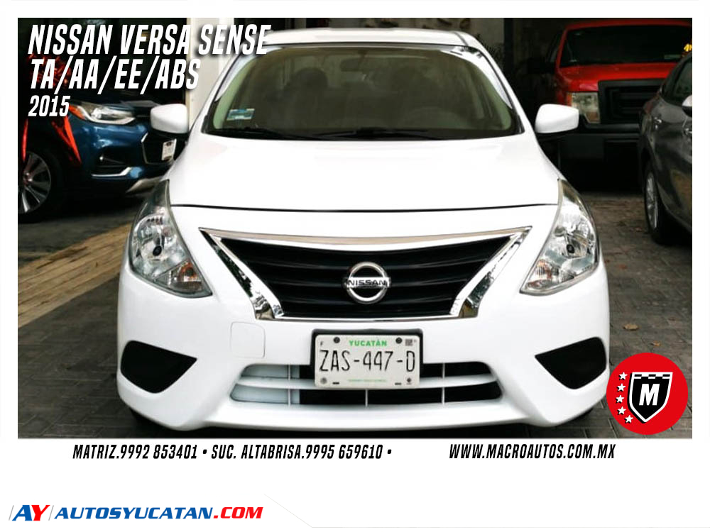NISSAN VERSA SENSE 2015 AUTOMATICO