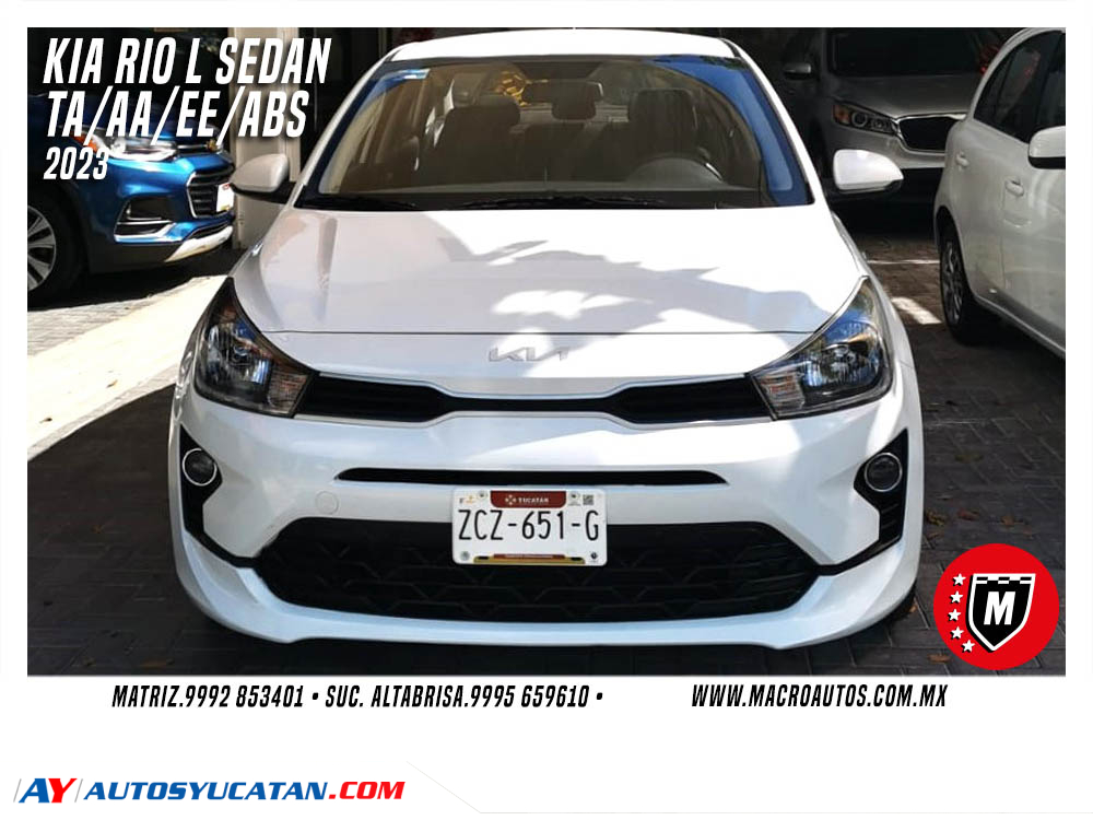 KIA RIO L SEDAN 2023 AUTOMATICO