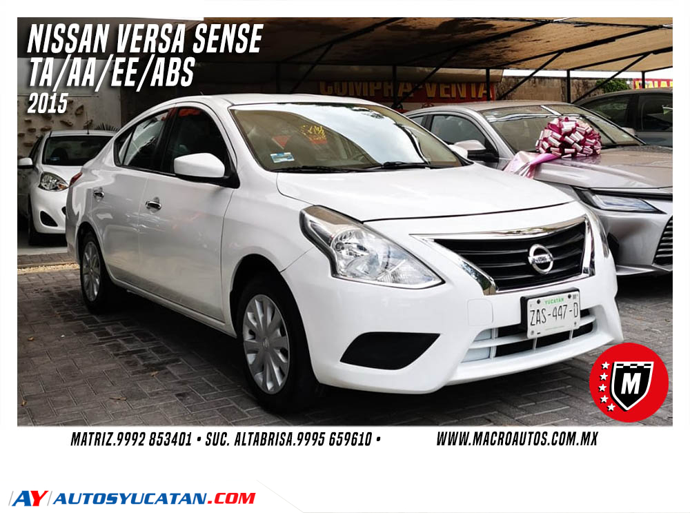 NISSAN VERSA SENSE 2015 AUTOMATICO