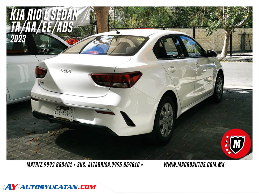 KIA RIO L SEDAN 2023 AUTOMATICO