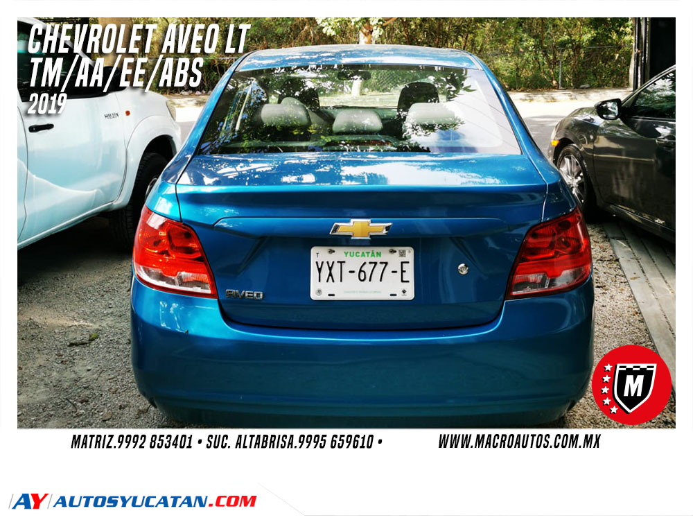CHEVROLET AVEO LT 2019 MANUAL