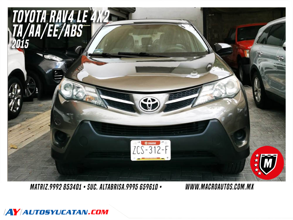 TOYOTA RAV4 LE 4X2 2015 AUTOMATICA