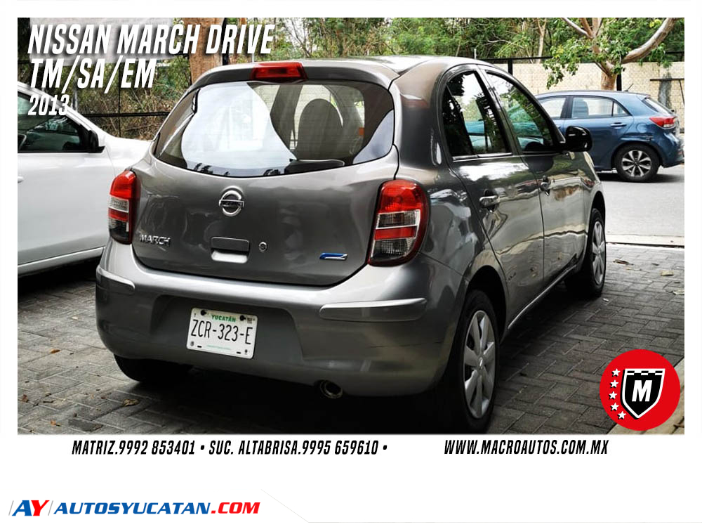 NISSAN MARCH DRIVE 2013 MANUAL