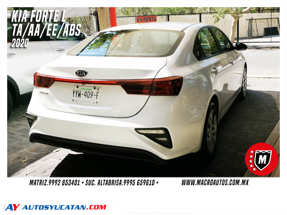 KIA FORTE L SEDAN 2020 AUTOMATICO