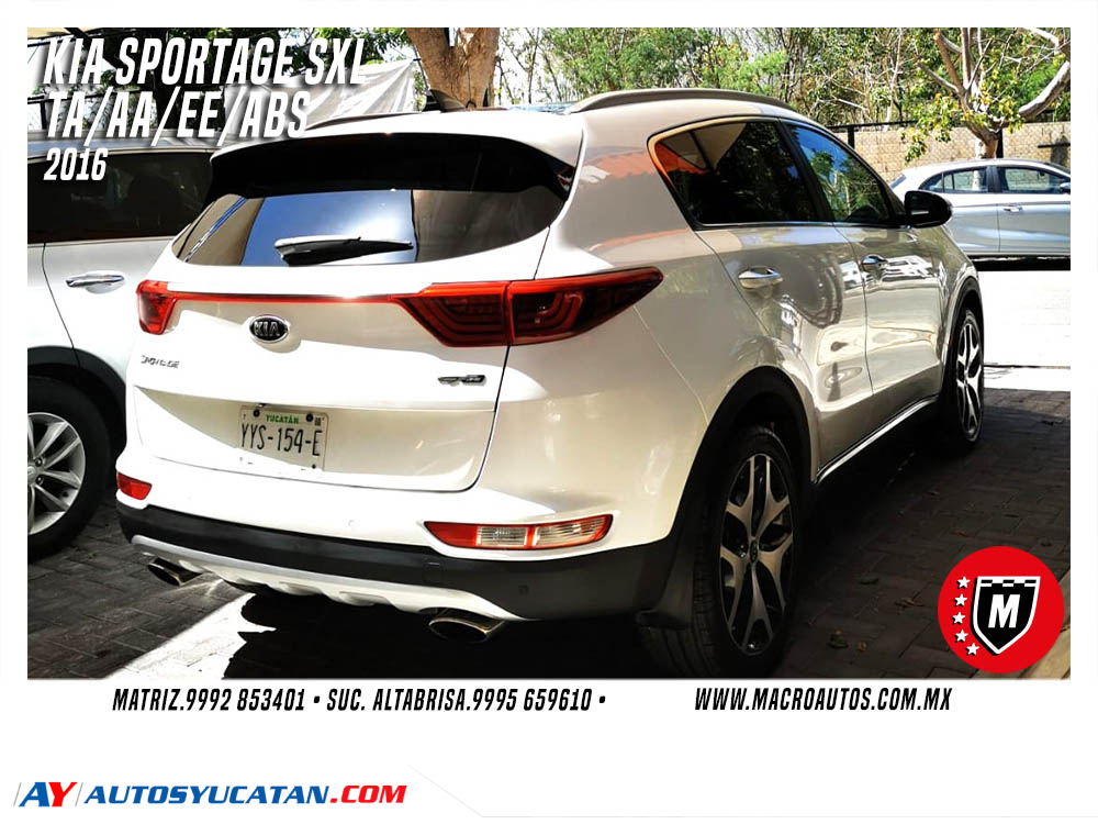 KIA SPORTAGE SXL 2016 AUTOMATICA