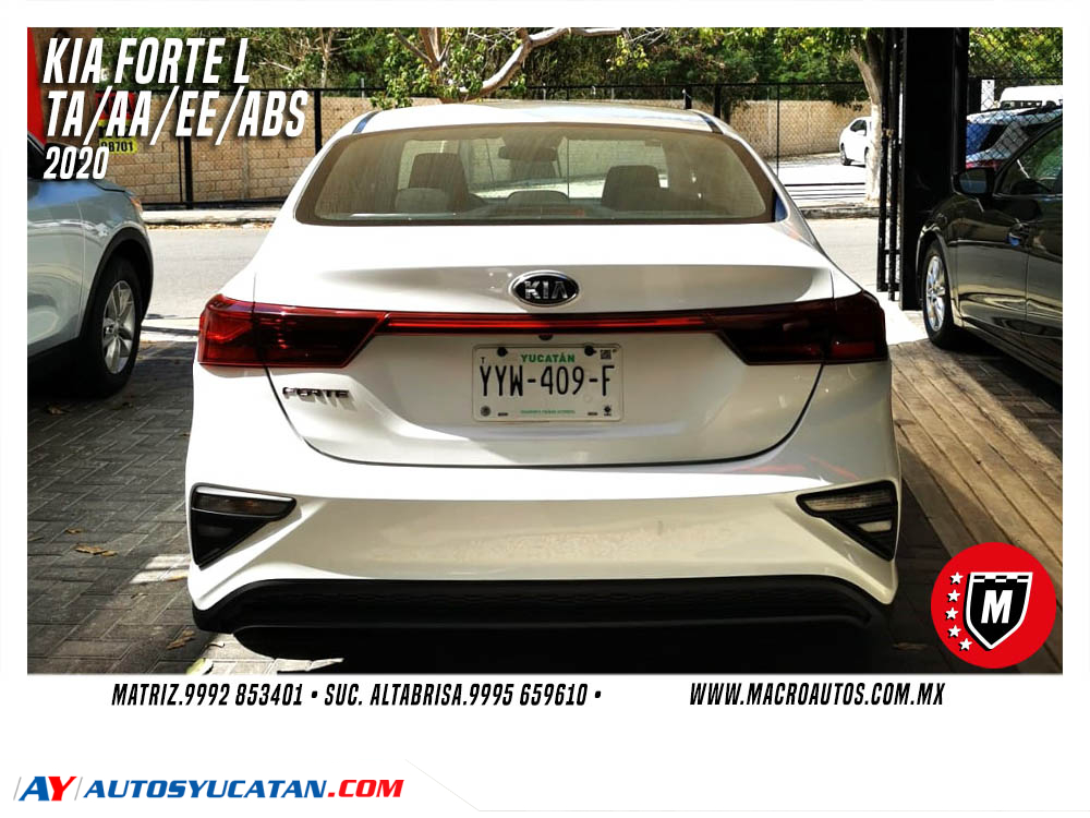 KIA FORTE L SEDAN 2020 AUTOMATICO