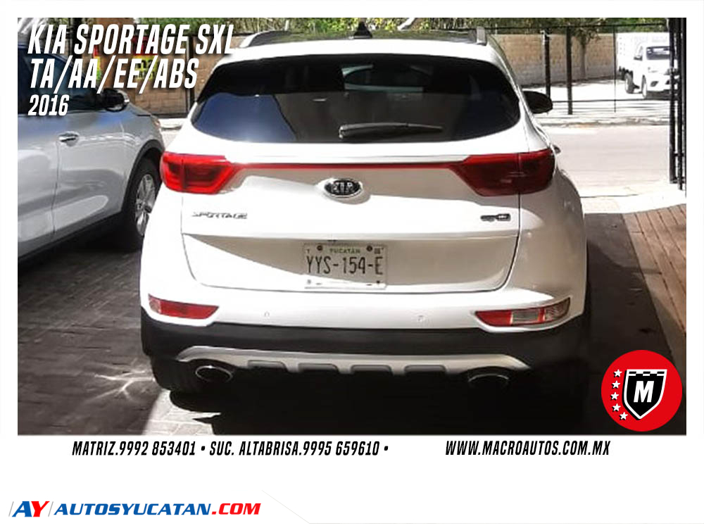 KIA SPORTAGE SXL 2016 AUTOMATICA