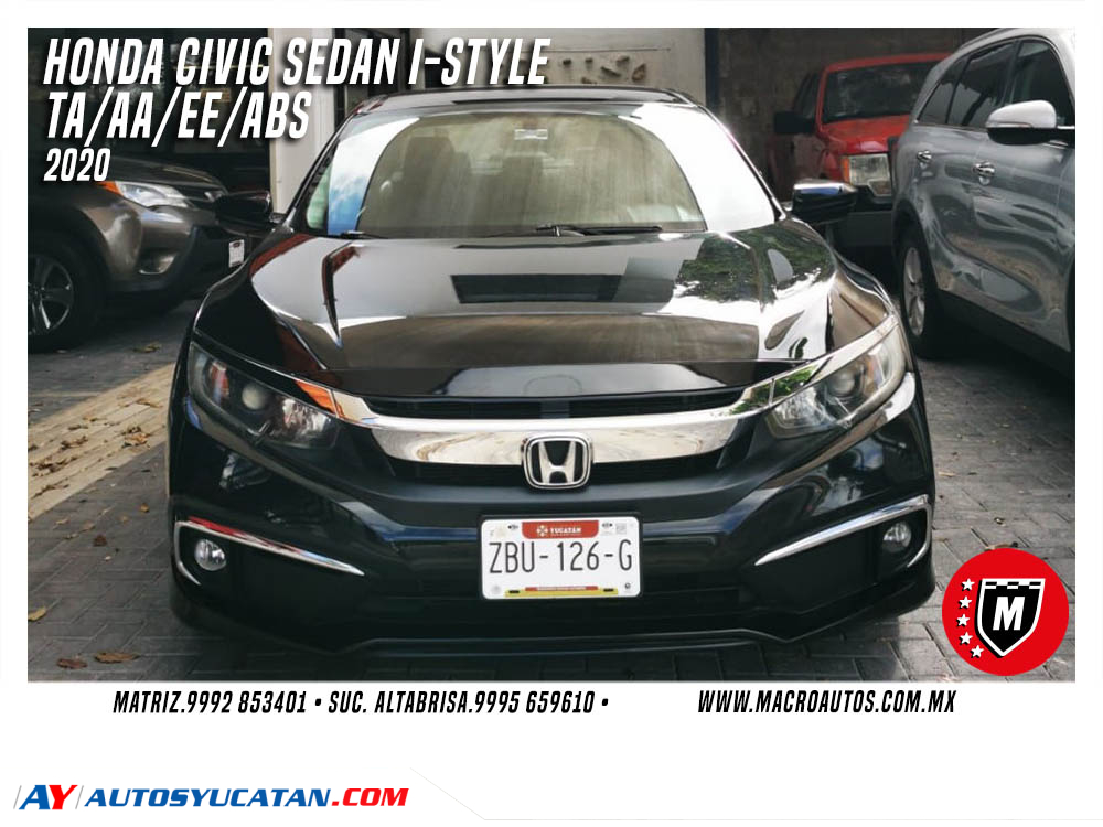 HONDA CIVIC SEDAN I STYLE 2020 AUTOMATICO